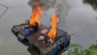 শিবপুরে অবৈধভাবে বালু উত্তোলন বন্ধে অভিযান